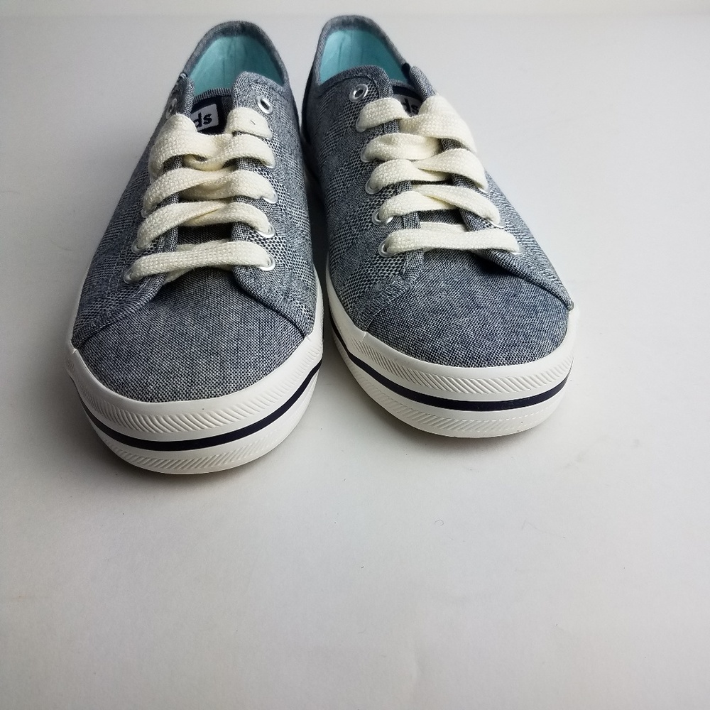 NWOT Keds Kickstart Chambray Stripe Fashion Shoe - Picture 2 of 6
